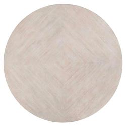 Ezra Rustic Lodge Beige Wood Top Bronze Metal Round Dining Table - 60"W|