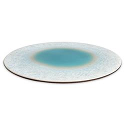 L'Objet Terra Modern Classic Seafoam Porcelain Charger Plate|