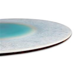 L'Objet Terra Modern Classic Seafoam Porcelain Charger Plate|