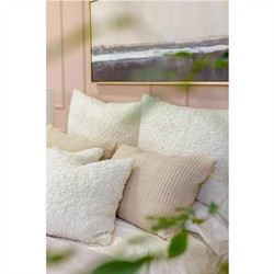 Murphy Modern Classic Cream Boucle Throw Pillow - 20x20|