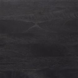 Rhian Coastal Beach Black Mango Wood Black Woven Cane 3 Drawer Nightstand|