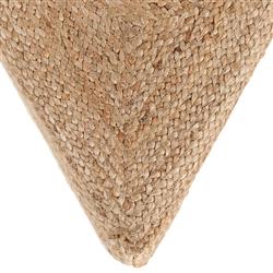 Sienna Coastal Beach Tan Triangle Pouf|