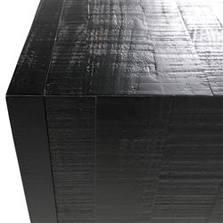 Holand Modern Classic Black Pine Wood Sideboard|