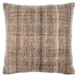 Elijah Coastal Beach Brown Indoor Outdoor Decorative Throw Pillow - 20x20|