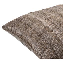 Elijah Coastal Beach Brown Indoor Outdoor Decorative Throw Pillow - 20x20|