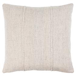 Elijah Coastal Beach Light Grey Indoor Outdoor Decorative Throw Pillow - 20x20|
