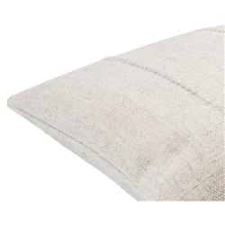 Elijah Coastal Beach Light Grey Indoor Outdoor Decorative Throw Pillow - 20x20|