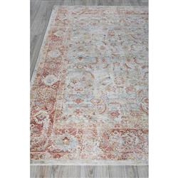 The Met Antique Loom Rust Floral Patterned Rug - 12'x15'|