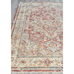 Nathan Antique Loom Rust Oushak Patterned Rug - 10'x14'|