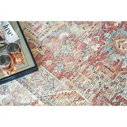 Nathan Antique Loom Rust Oushak Patterned Rug - 10'x14'|