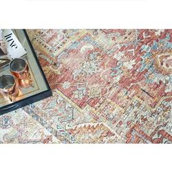 The Met Antique Loom Rust Oushak Patterned Rug - 8'x10'|