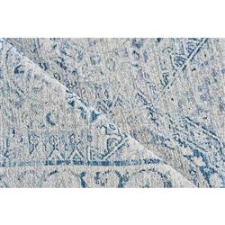 The Met Vintage Loom Blue Patterned Rug - 4'x6'|