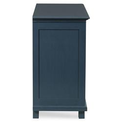 17th Century French Country Navy Blue Oak Dresser|