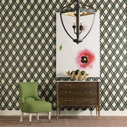 Melrose French Country White Marble Mink Brown Wood Bachelor Chest|