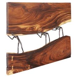 Fay Rustic Lodge Natural Chamcha Wood Wall Sculpture|