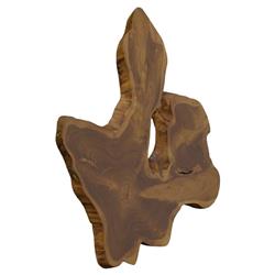 Marcello Rustic Lodge Natural Teak Wood Wall Sculpture|