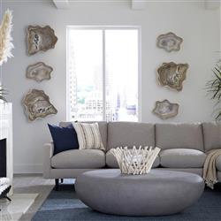 Sonia Coastal Beach Beige Wall Sculpture - Small|