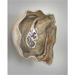 Sonia Coastal Beach Beige Wall Sculpture - Small|