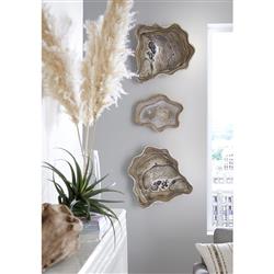 Sonia Coastal Beach Beige Wall Sculpture - Small|