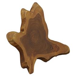 Marcello Rustic Lodge Natural Teak Wood Slice Wall Sculpture|