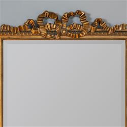 Ulysses French Country Antique Gold Beveled Frame Wall Mirror - Large|