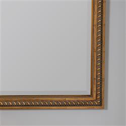 Ulysses French Country Antique Gold Beveled Frame Wall Mirror - Large|