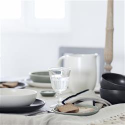 Pacifica Modern Classic Artichoke Stoneware Bread Plate|