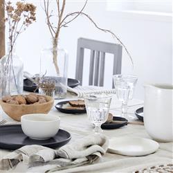 Pacifica Modern Classic Vanilla Stoneware Bread Plate|