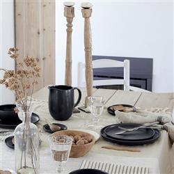 Pacifica Modern Classic Seed Grey Stoneware Pitcher|