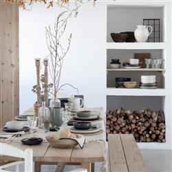 Pacifica Modern Classic Artichoke Stoneware Pitcher|