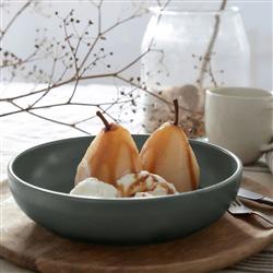 Pacifica Modern Classic Artichoke Stoneware 4 Piece Place Setting|