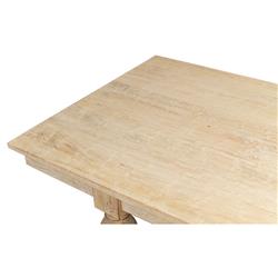 Jared French Country Brown Mango Wood Rectangular Dining Table - 110"W|
