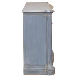 Tolumn French Country Blue Reclaimed Pine Wood Sideboard|