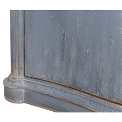 Tolumn French Country Blue Reclaimed Pine Wood Sideboard|