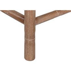 Grace Coastal Beach Beige Upholstered Linen Whitewash Ash Wood Counter Stool|