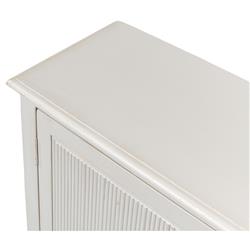 Alessandra Modern Classic Soft Grey Pine Wood Sideboard|