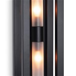 Montecito Black Iron Double Ended Outdoor Sconce|