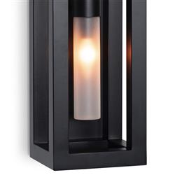 Montecito Black Iron Double Ended Outdoor Sconce|