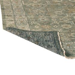 Franchesca French Country Green Wool Oushak Patterned Hand Knotted Rug - 8'x10'|
