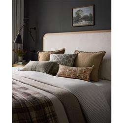 French Country Sage Cotton Down Fill Decorative Lumbar Pillow - 13x21|