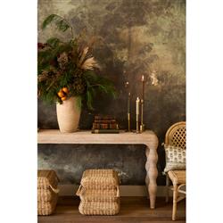 French Country Sage Cotton Down Fill Decorative Lumbar Pillow - 13x21|