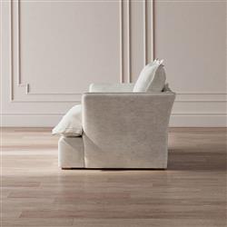 Alanna Modern Classic Ashford Cream Performance Arm Chair|