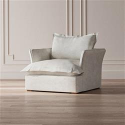 Alanna Modern Classic Braden Navy Arm Chair|