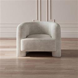 Isla Modern Classic Contessa Blush Performance Barrel Chair|