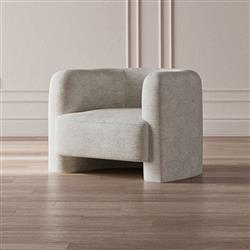 Isla Modern Classic Contessa Blush Performance Barrel Chair|