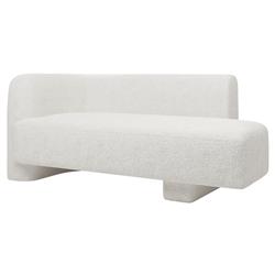 Isla Modern Classic Oslo Ivory Performance Chaise Lounge|