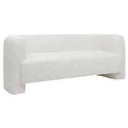 Isla Modern Classic Oslo Ivory Performance Sofa - Small - 73.5"W|