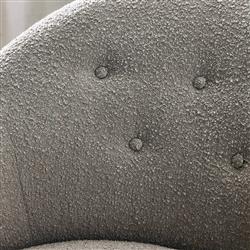 Mariel French Country Beige Performance Tufted Chair|