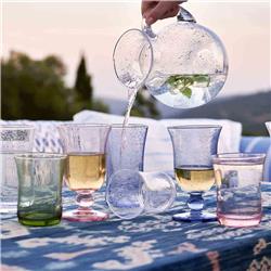 Juliska Provence French Country Clear Glass Goblet|