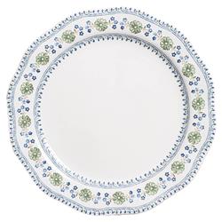 Juliska Villa Seville French Chambray Floral Ceramic 16 Piece Place Setting|
